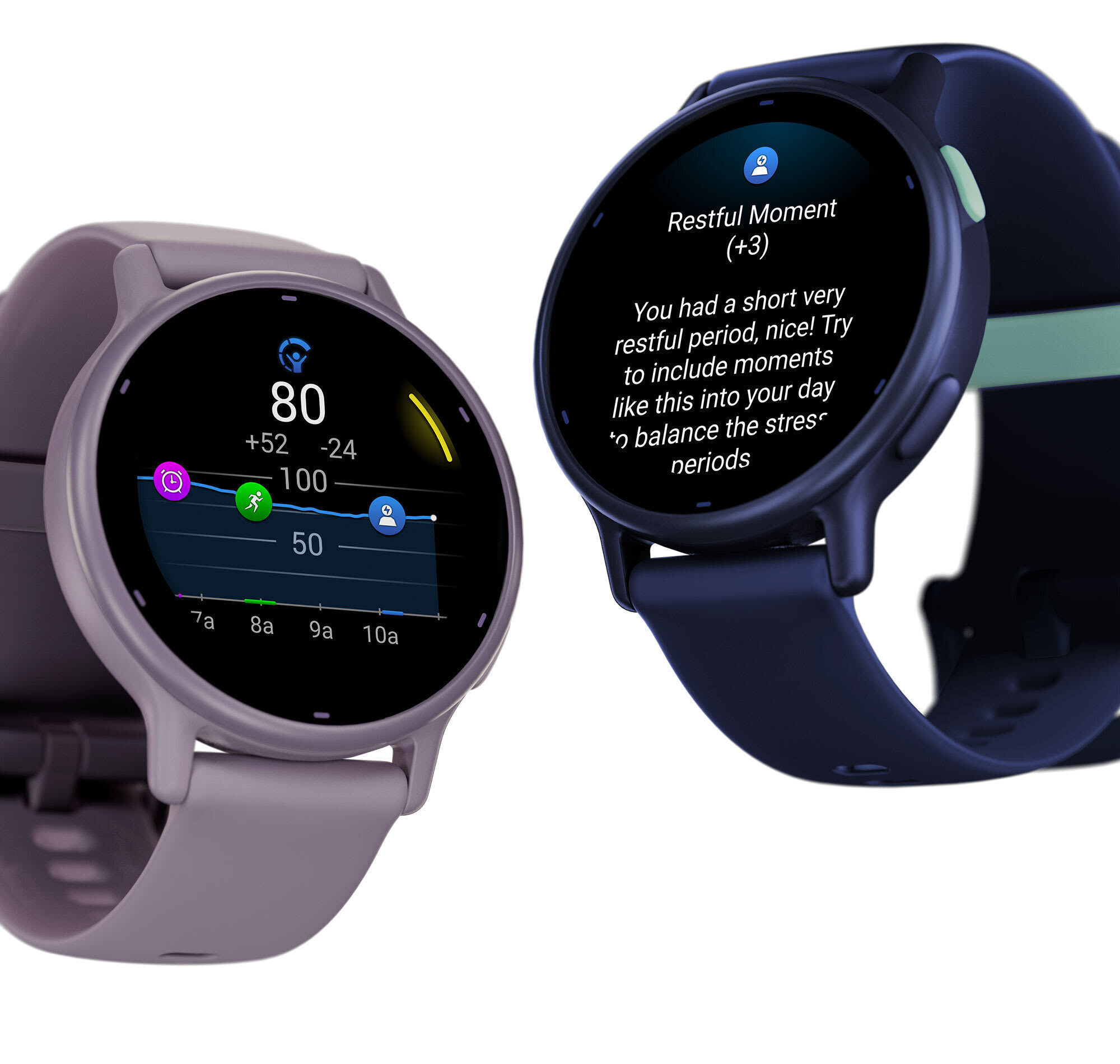 Garmin Vivoactive 5 Aluminium 42mm Αδιάβροχο Smartwatch με Παλμογράφο (Slate Bezel With Black Silicone Band)