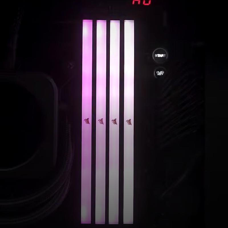 Corsair Vengeance RGB DDR5 32GB RAM με 2x16GB Modules και Ταχύτητα 6400 για Desktop CMH32GX5M2B6400C36W