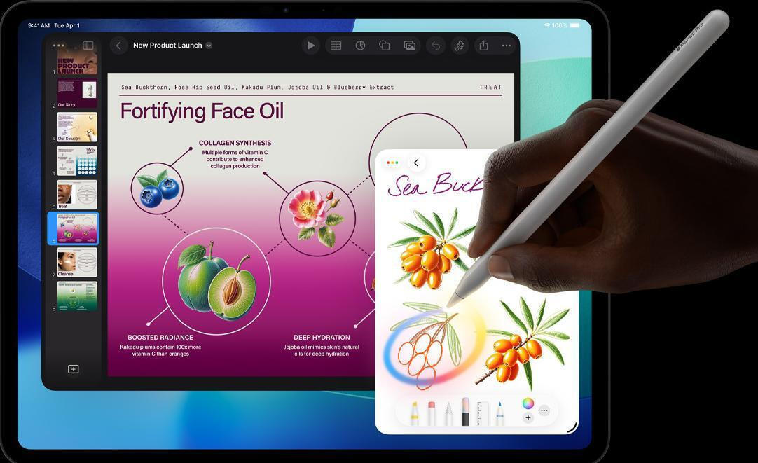 Apple Pencil και Magic Keyboard για iPad Pro
