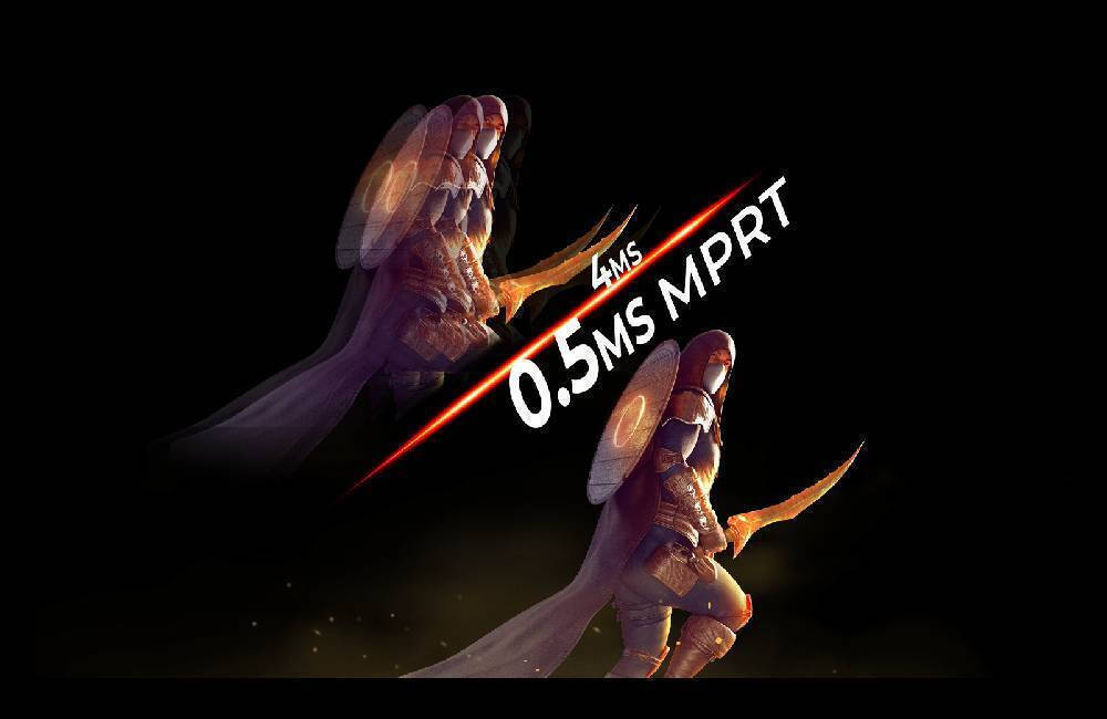 0,5 ms MPRT - Χρόνος απόκρισης κινούμενης εικόνας