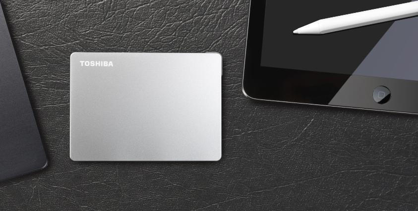 Toshiba Canvio Flex USB 3.2 Εξωτερικός HDD 1TB 2.5" Ασημί