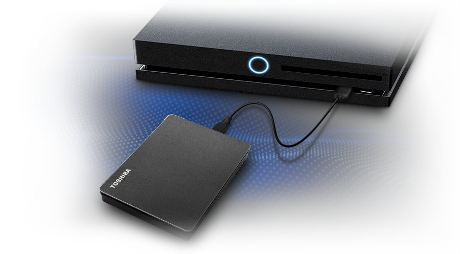 Toshiba Canvio Gaming USB 3.2 Εξωτερικός HDD 4TB 2.5" Μαύρο