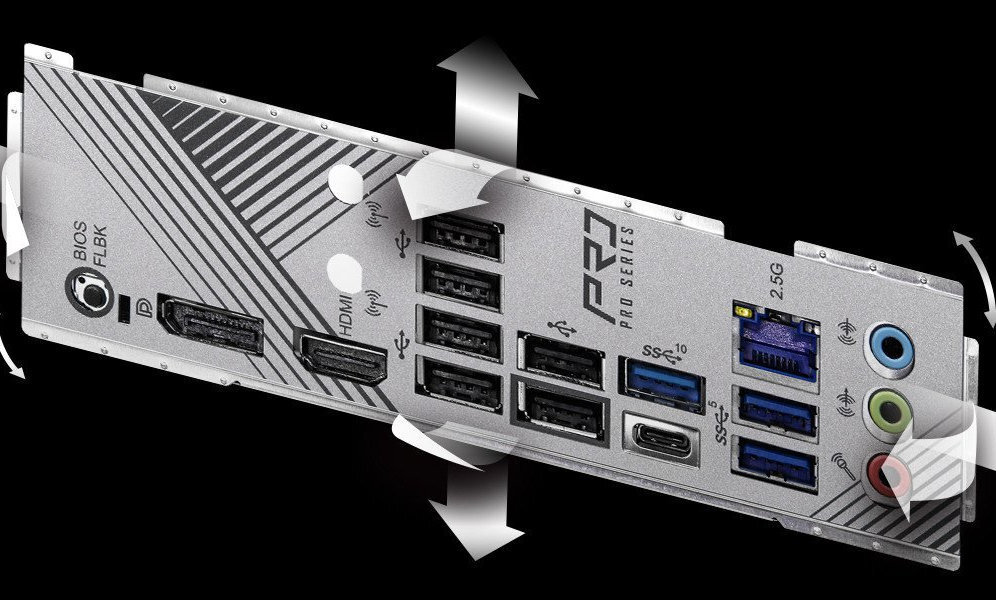Flexible Integrated IO Shield