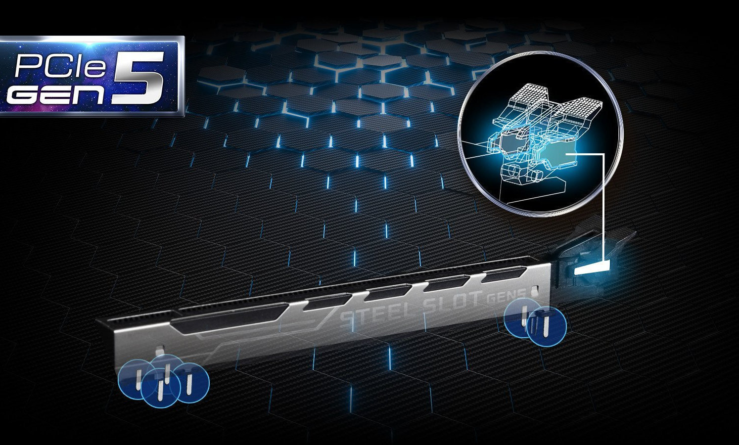 Ενισχυμένη υποδοχή PCIe 5.0
