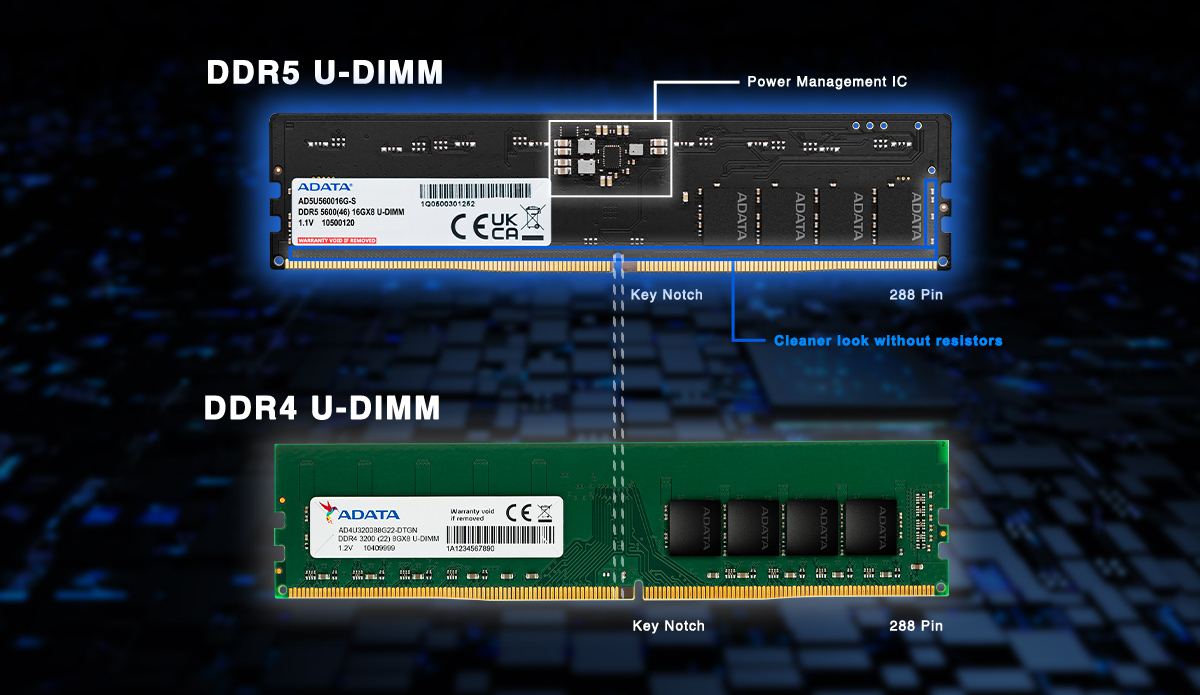 QuikTips: DDR5 vs DDR4 - Εμφάνιση