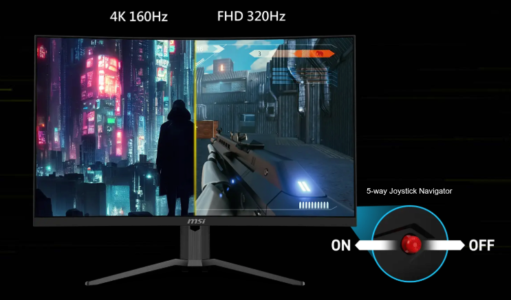 MSI MAG 321CUPDF VA HDR Curved Gaming Monitor 31.5" 4K 3840x2160 160Hz με Χρόνο Απόκρισης 0.5ms GTG