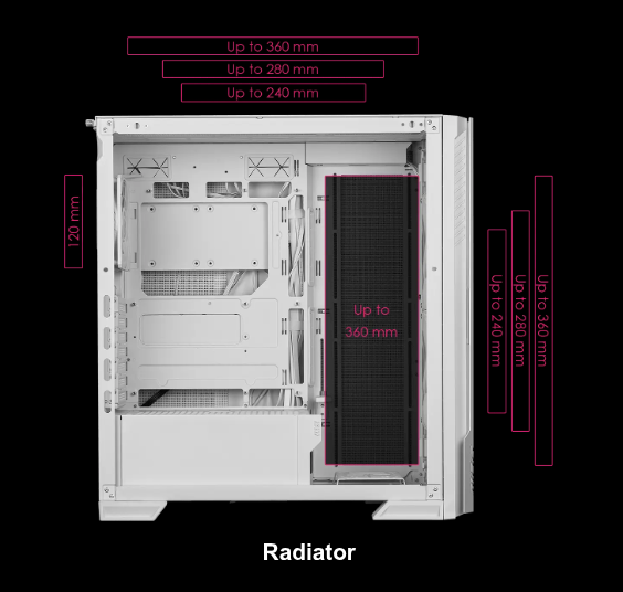 MSI MPG VELOX 300R AIRFLOW PZ Gaming Midi Tower Κουτί Υπολογιστή με ARGB Φωτισμό Λευκό
