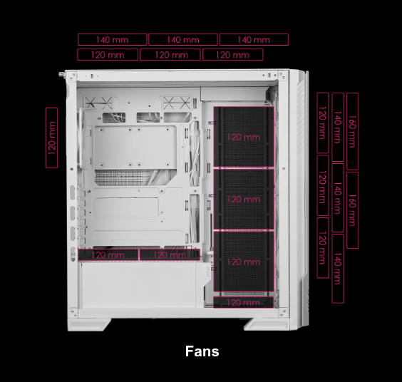 MSI MPG VELOX 300R AIRFLOW PZ Gaming Midi Tower Κουτί Υπολογιστή με ARGB Φωτισμό Λευκό