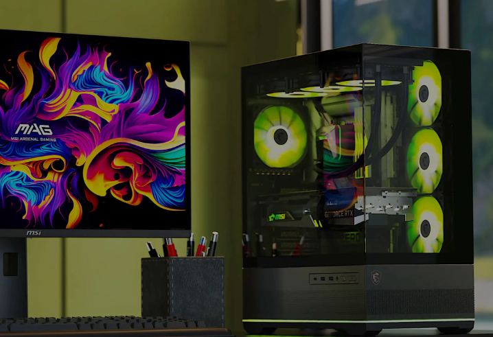 MSI MAG PANO 110R PZ Gaming Midi Tower Κουτί Υπολογιστή με Πλαϊνό Παράθυρο και ARGB Φωτισμό Λευκό