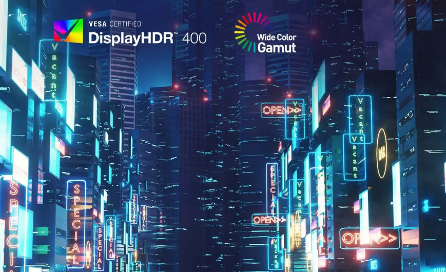 Εντυπωσιακά Χρώματα και DisplayHDR 400