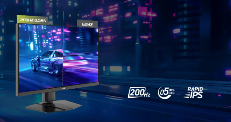 Ρυθμός Ανανέωσης 200Hz για Ομαλή Κίνηση