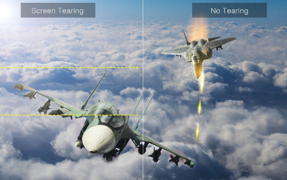 Ρυθμός ανανέωσης 120 Hz (OC) και Adaptive Sync για ομαλά γραφικά