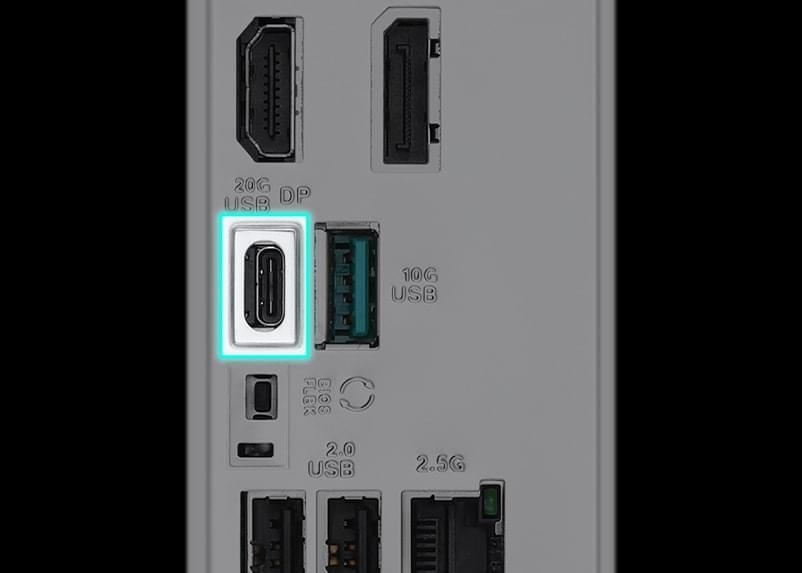 Θύρα USB 20Gbps με λειτουργία DP Alt Mode