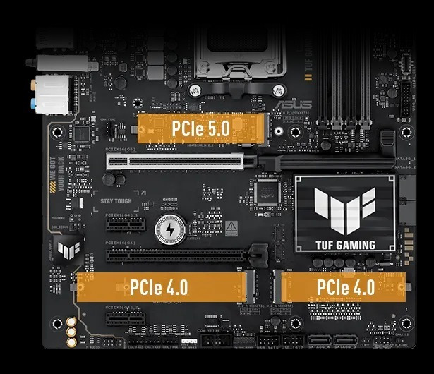 Υποστήριξη M.2 PCIe 5.0