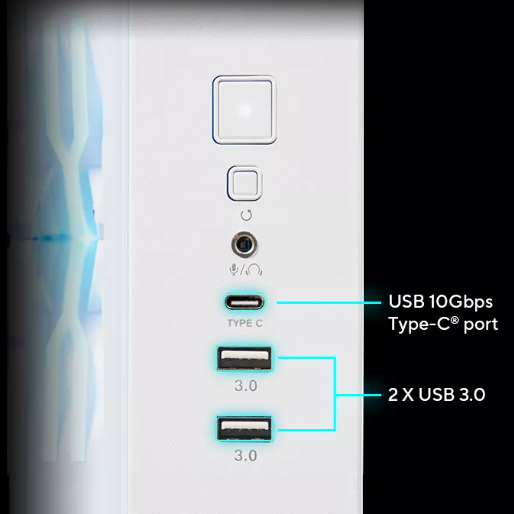 Μπροστινό πάνελ USB Type-C