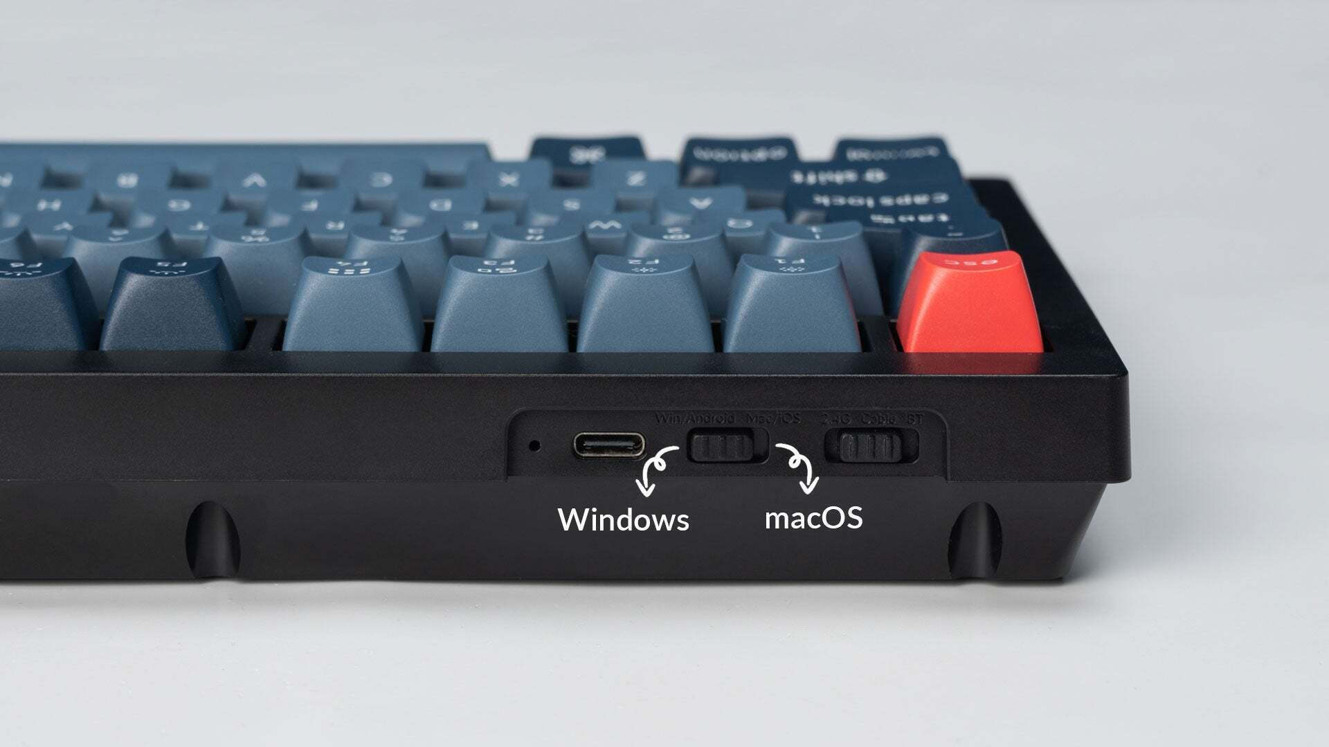 Εναλλαγή διατάξεων μεταξύ macOS και Windows
