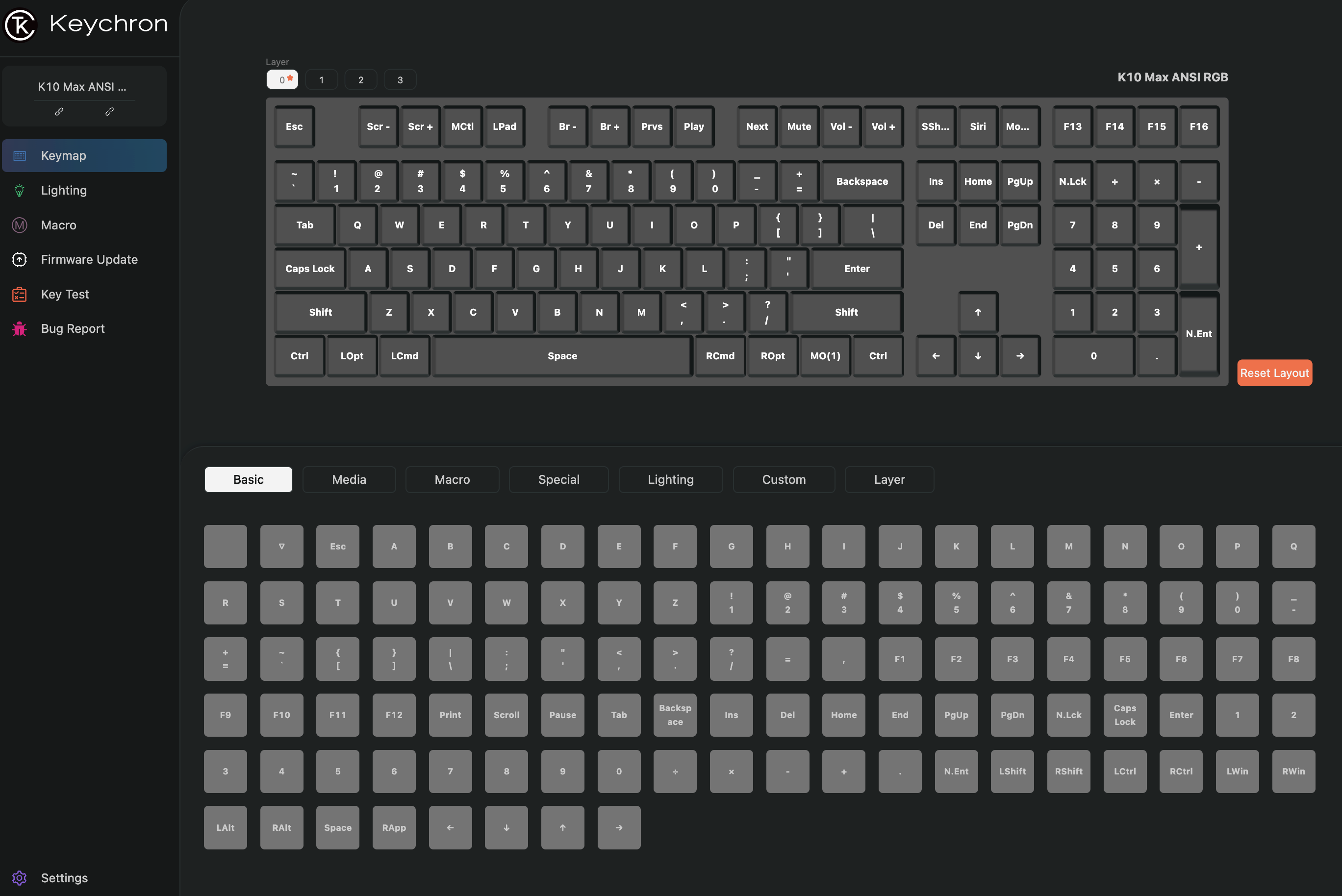 Πρόγραμμα με QMK & Launcher.