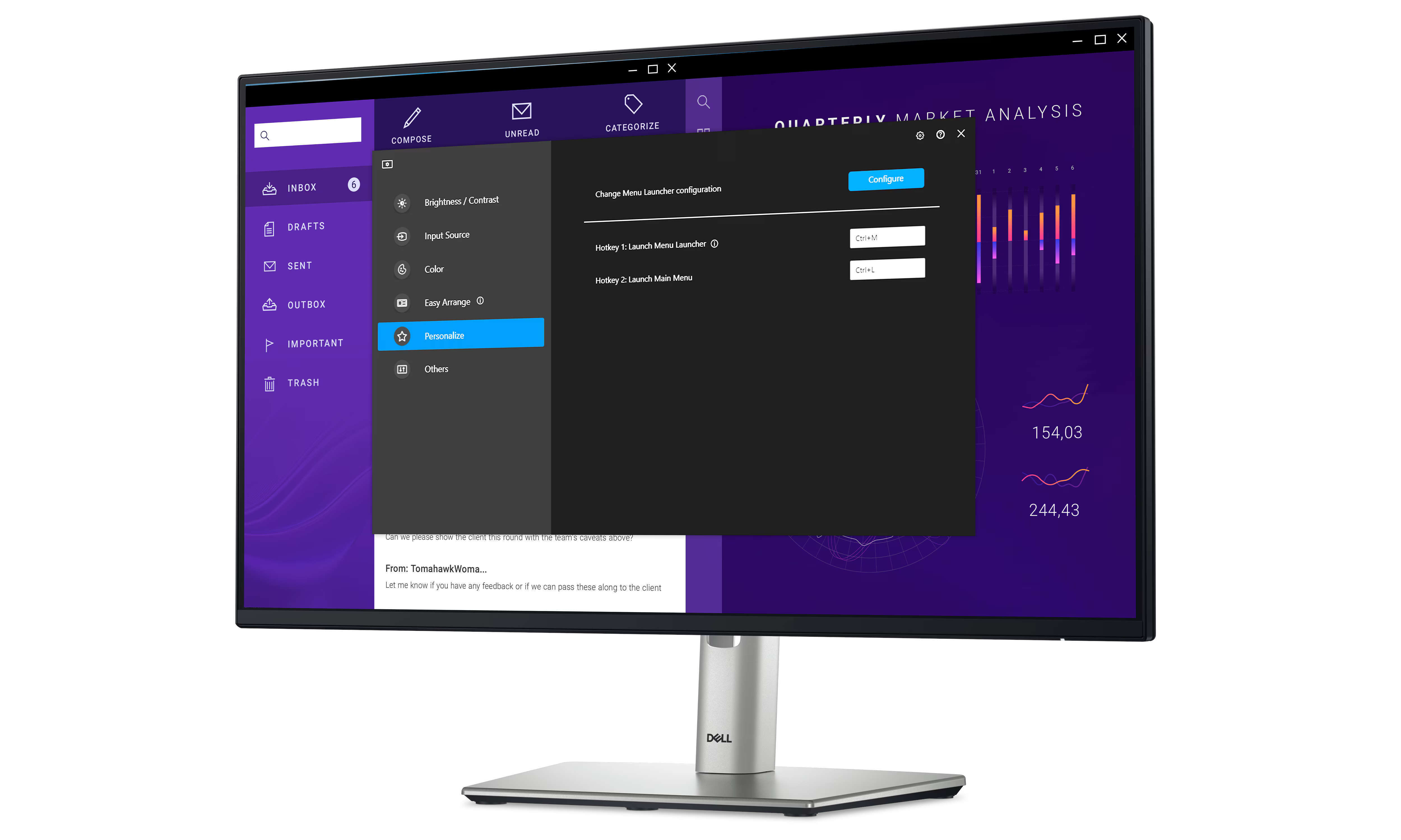 Βελτιωμένο Dell Display Manager
