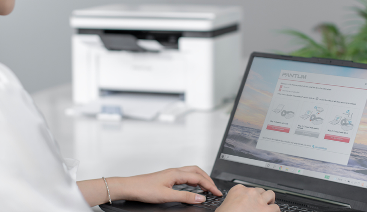 Pantum BM2300NW Ασπρόμαυρο Πολυμηχάνημα Laser με WiFi και Mobile Print