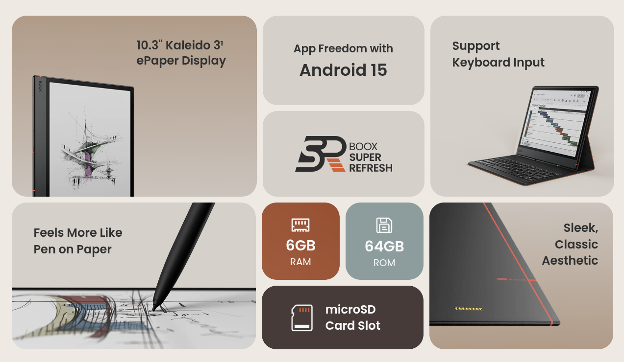 Onyx Boox Note Air 5 C με Οθόνη Αφής 10.3" (64GB) Μαύρο