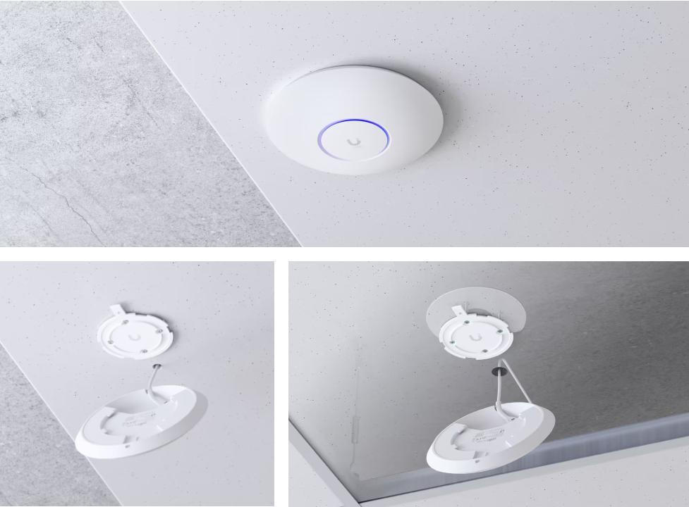 Ubiquiti U6+ Access Point Wi‑Fi 6 Dual Band (2.4 & 5GHz)