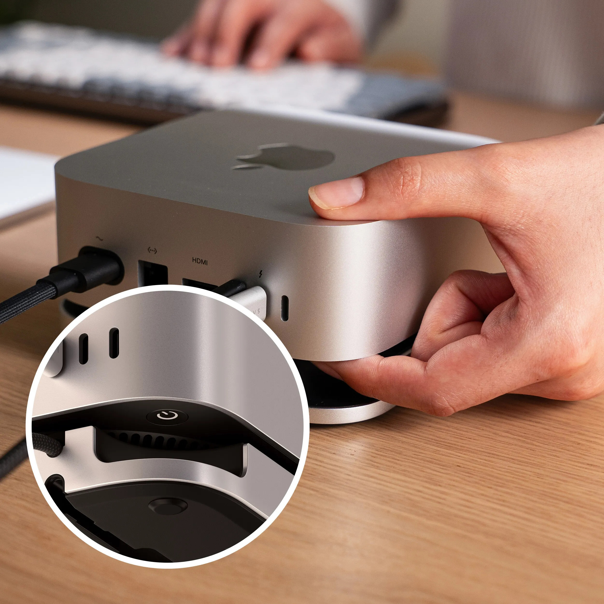 Satechi USB-C Docking Station με Ασημί