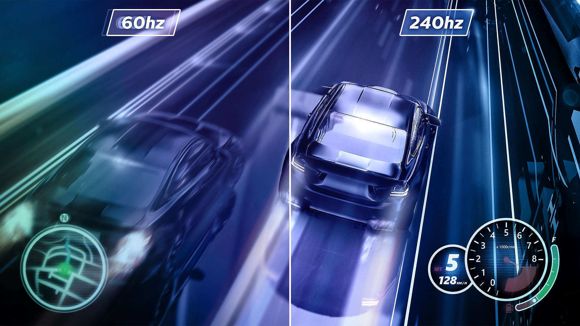 ​Εξαιρετικά γρήγορος ρυθμός ανανέωσης 240Hz για παιχνίδι χωρίς υστέρηση