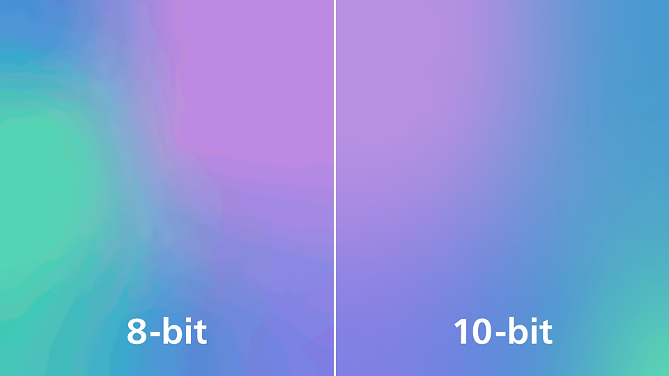 Η οθόνη True 10-bit αποδίδει γραφικά με πιο ομαλές διαβαθμίσεις