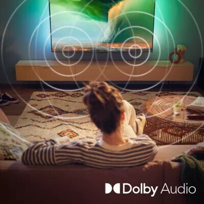 Dolby Audio για καθαρό και ευκρινή ήχο