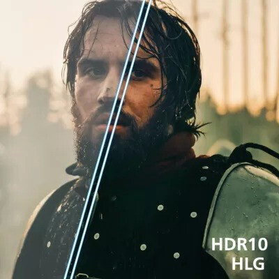 Χρώμα και αντίθεση με HDR10 και HLG