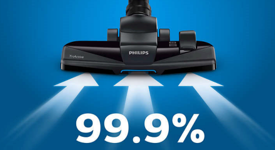 Απορρόφηση σκόνης έως 99,9%