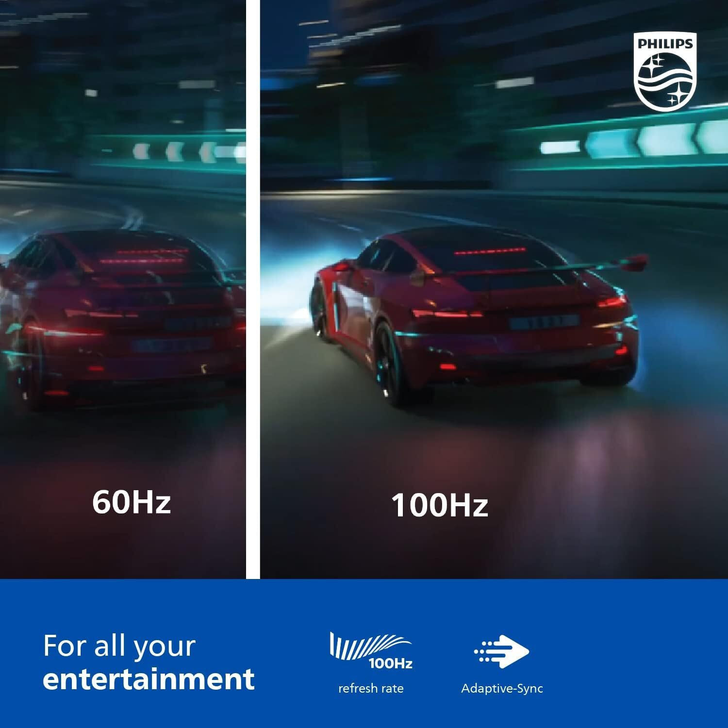Ρυθμοί ανανέωσης 100Hz για εξαιρετικά ομαλές εικόνες