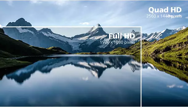 Κρυστάλλινες εικόνες με Quad HD 2560 x 1440 pixel