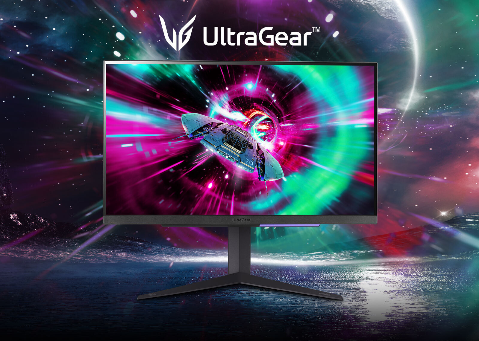 LG UltraGear 27GR93U-B IPS HDR Gaming Monitor 27" 4K 3840x2160 144Hz με Χρόνο Απόκρισης 1ms GTG