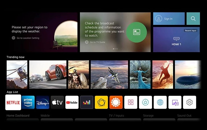 Smart TV με webOS 22