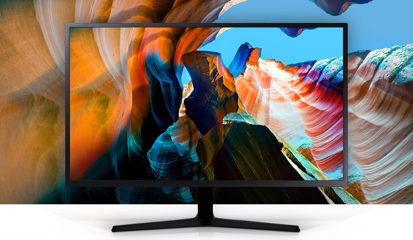 Samsung U32J590U VA Monitor 31.5" 4K 3840x2160 με Χρόνο Απόκρισης 4ms GTG
