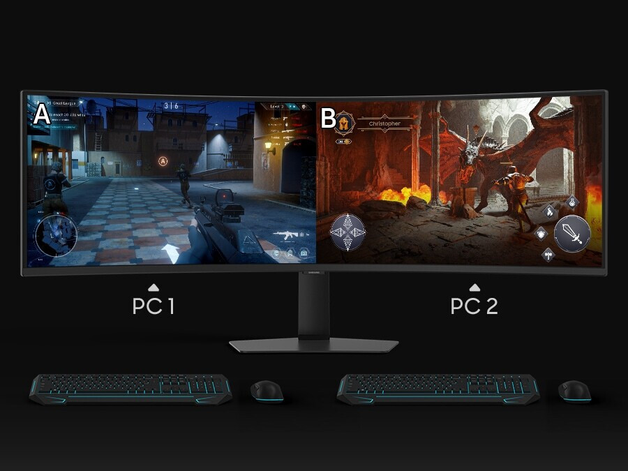 Gameplay side-by-side σε μία οθόνη