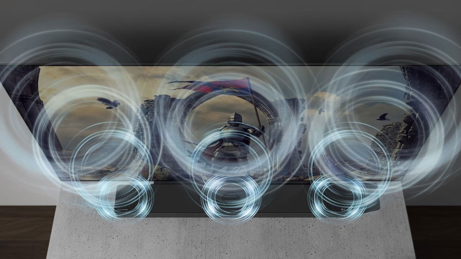 Το 1ο Sound Bar Dolby Atmos στον κόσμο με τριπλά κανάλια "Up-Firing"