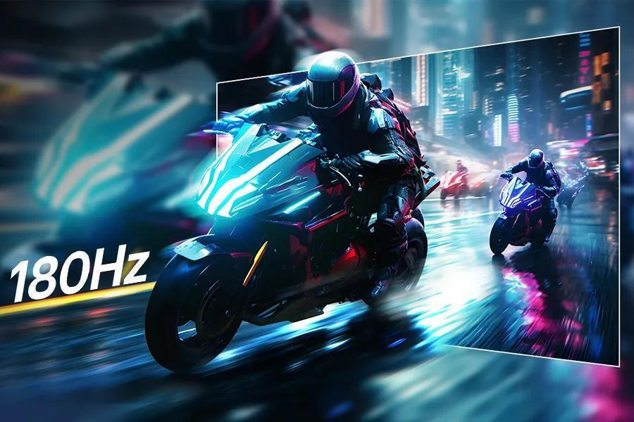 Απολαύστε ομαλή κίνηση με 180Hz