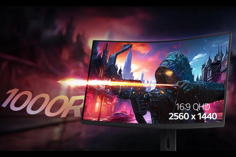 Κυρτή οθόνη QHD 32" (1000R)