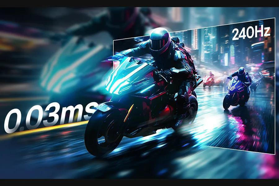 27" OLED Brilliance με ταχύτητα έως και 240Hz που αλλάζει τα δεδομένα