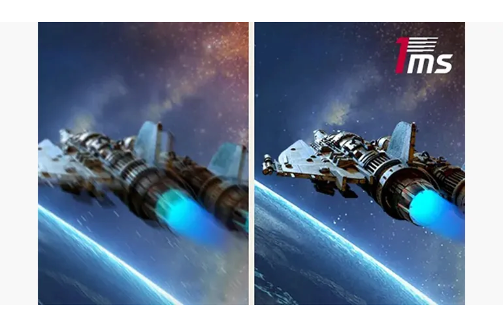 Χρόνος απόκρισης 1ms (GtG) για απόλυτα καθαρό Gameplay