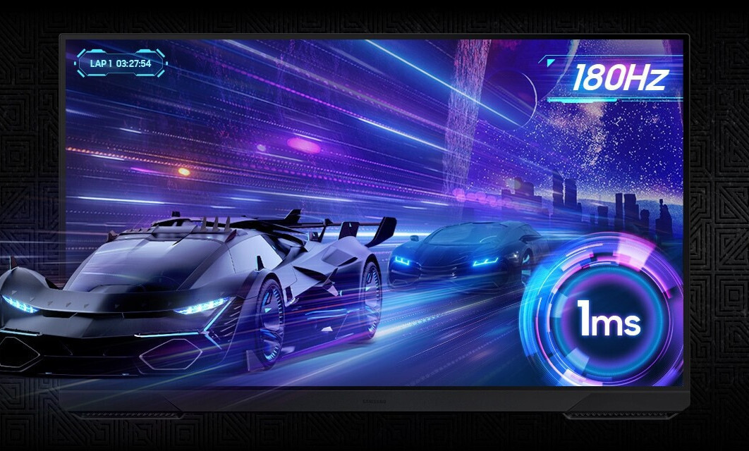 180Hz Refresh Rate & 1ms Response Time (MPRT)